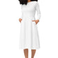 Create Your Own Design All-Over Print Long Sleeve Midi Dress