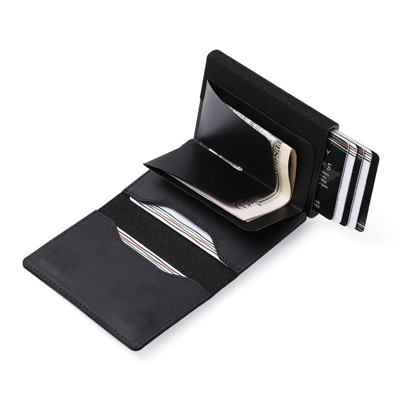 Magnetic Closure Airtag Trackable Slider Wallet