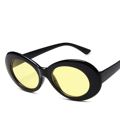 Kurt Cobain Retro Oval Festival Sunglasses