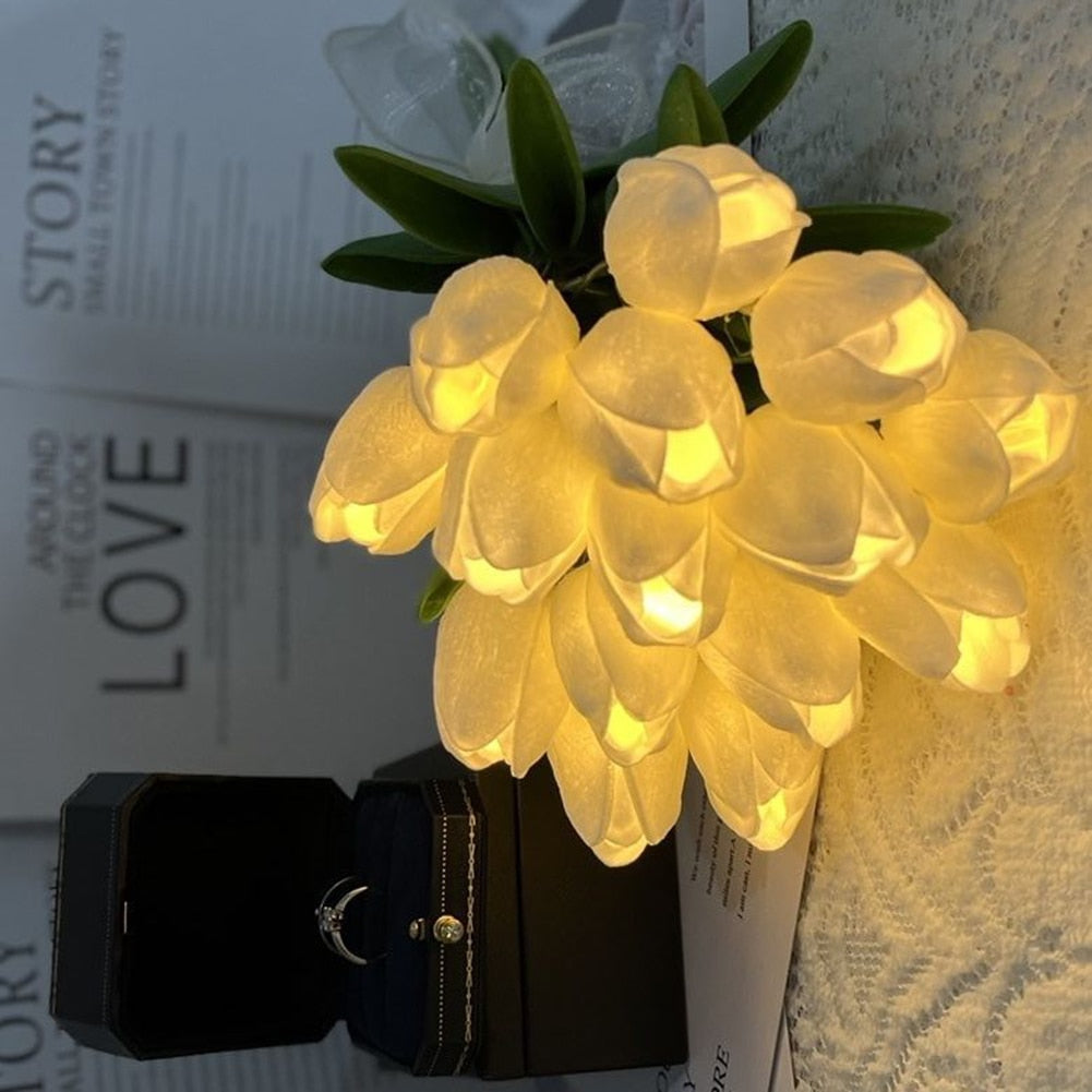 LED Bunch of Tulips Table Lamp