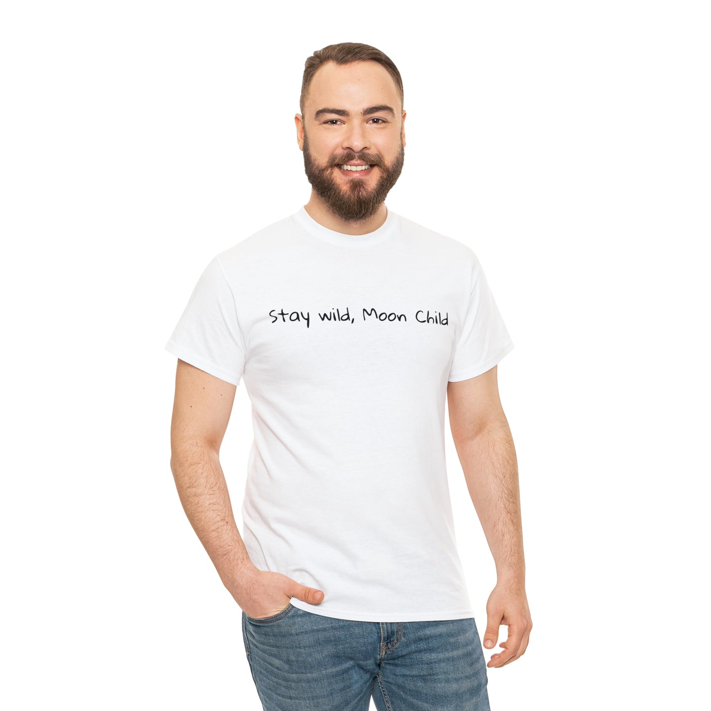 Stay Wild, Moon Child Cotton T-Shirt