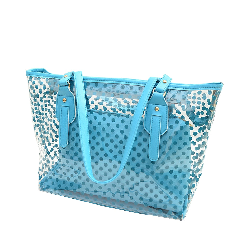 Candy Colour Transparent Handbag