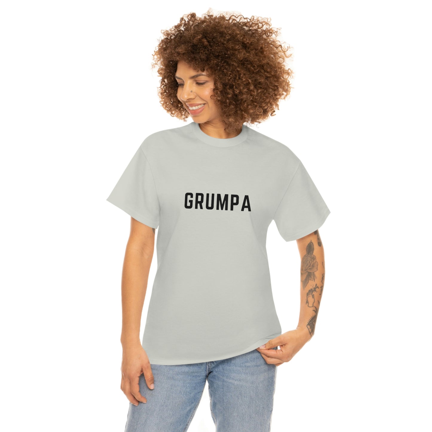 GRUMPA Heavy Cotton T-Shirt Grandfather Gift