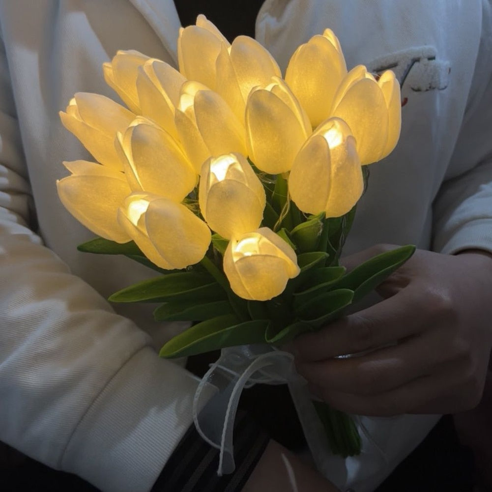 LED Bunch of Tulips Table Lamp