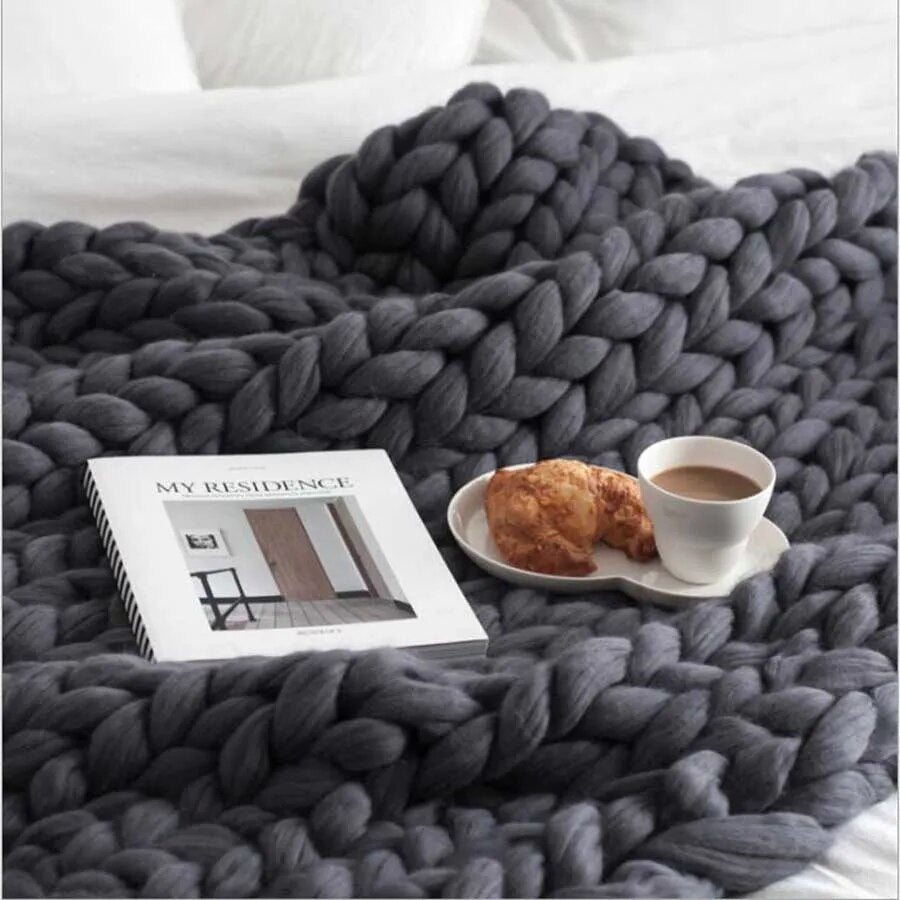 Zen Thick Weighted Knitted Blanket