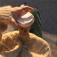 Vireous Twist Knitted Threadwork Women's Pullover Sweater