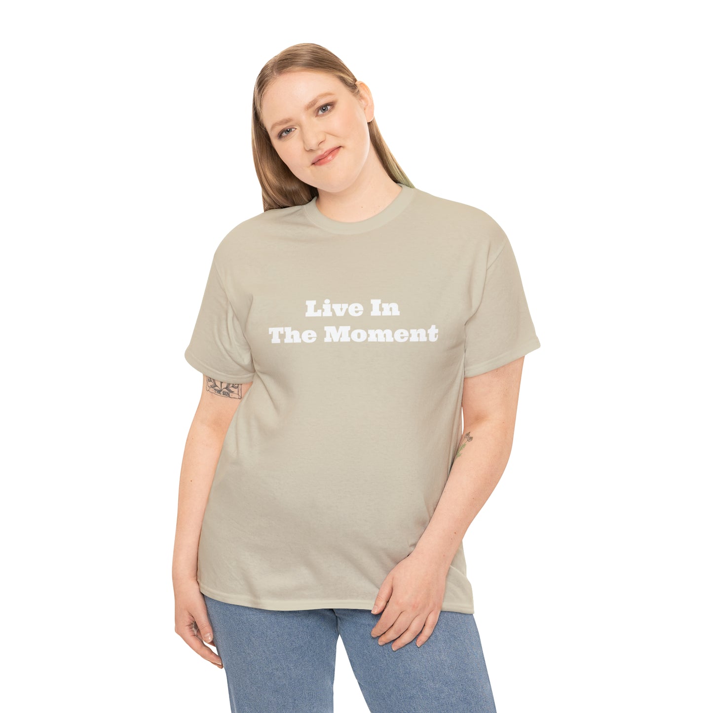 Live In The Moment Cotton T-Shirt