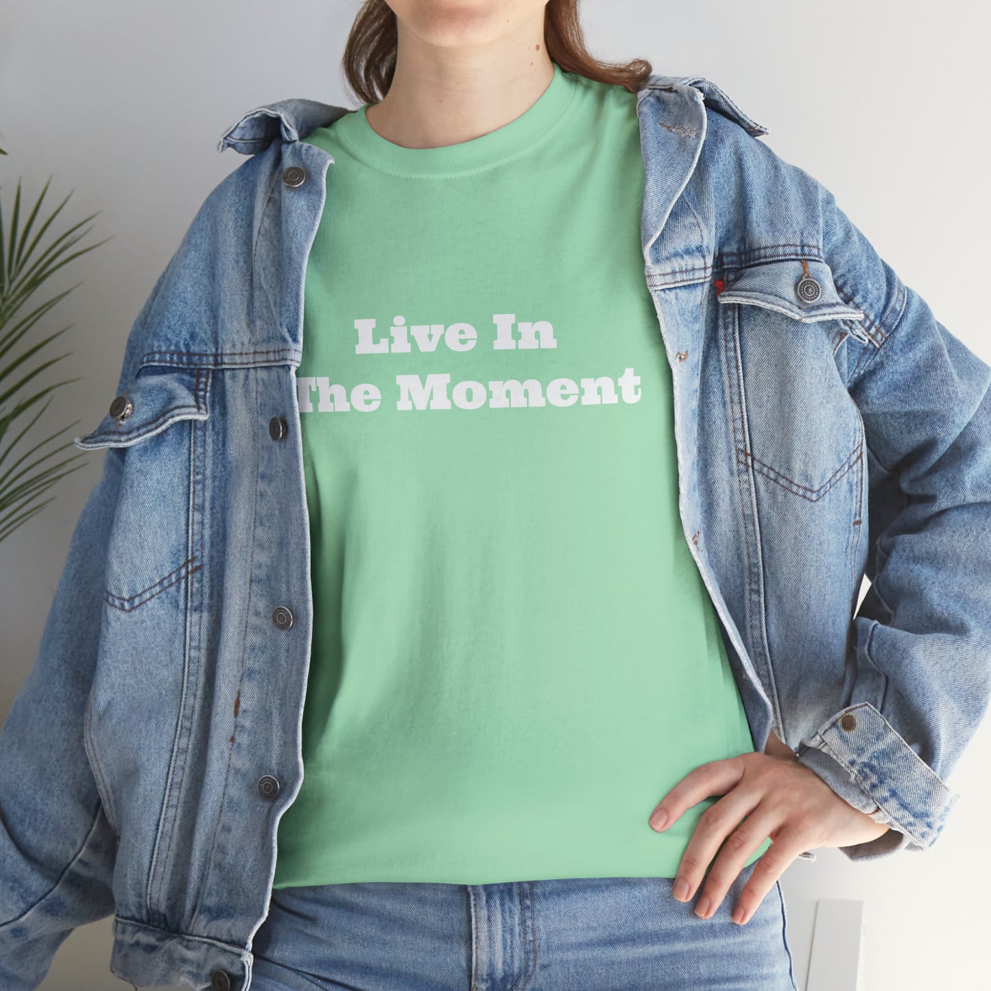 Live In The Moment Cotton T-Shirt