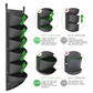 Indoor or Balcony Herb Garden, Vertical Hanging Garden Planter