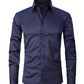 Anti-Wrinkle Men's Long Sleeve Business Shirt