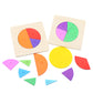 Montessori Early Learning Maths Fraction Board