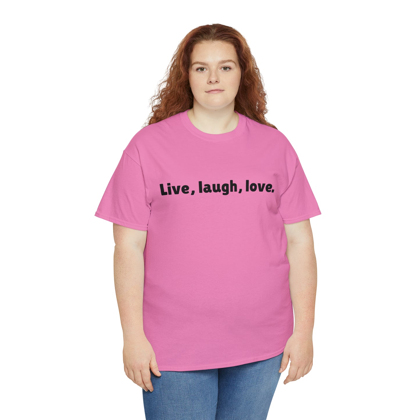 Live, Laugh, Love Cotton T-Shirt