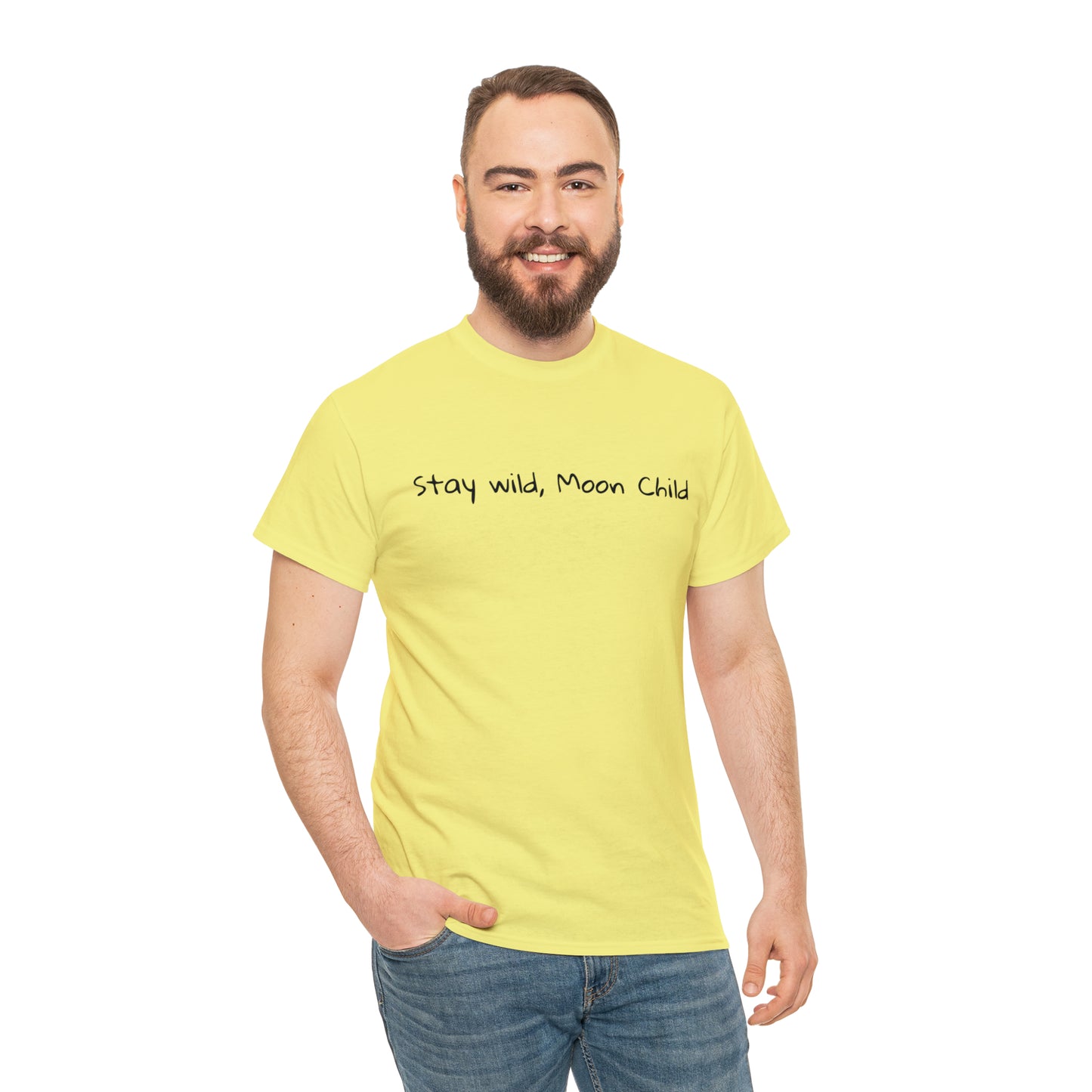 Stay Wild, Moon Child Cotton T-Shirt