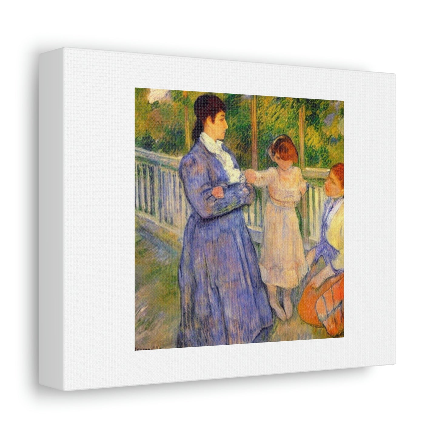 Mother Saying Goodbye In The Style Of Claude Monet Digital Art 'Designed by AI'