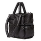 Art Fan Soft Bag Fashion Splicing Shoulder Bag Large, Commuter Tote Bag