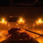Nordic-Style Round Glass Hollow Candle Holders