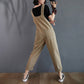 Denim Plus-Size Suspender Jumpsuit