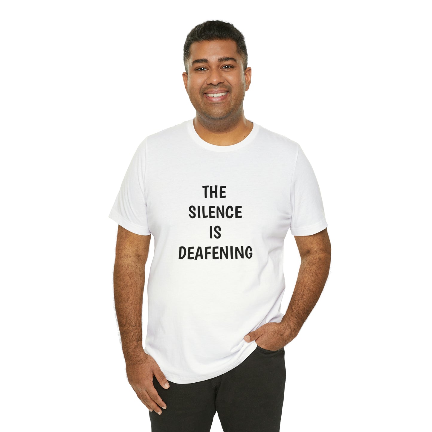 THE SILENCE IS DEAFENING! Conspiracy Theory T-Shirt