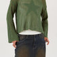 Women's Five-Pointed Star Hollowed Out Sweater Loose Casual Pullover