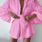 Vireous Women's Summer Shirt and Shorts Set