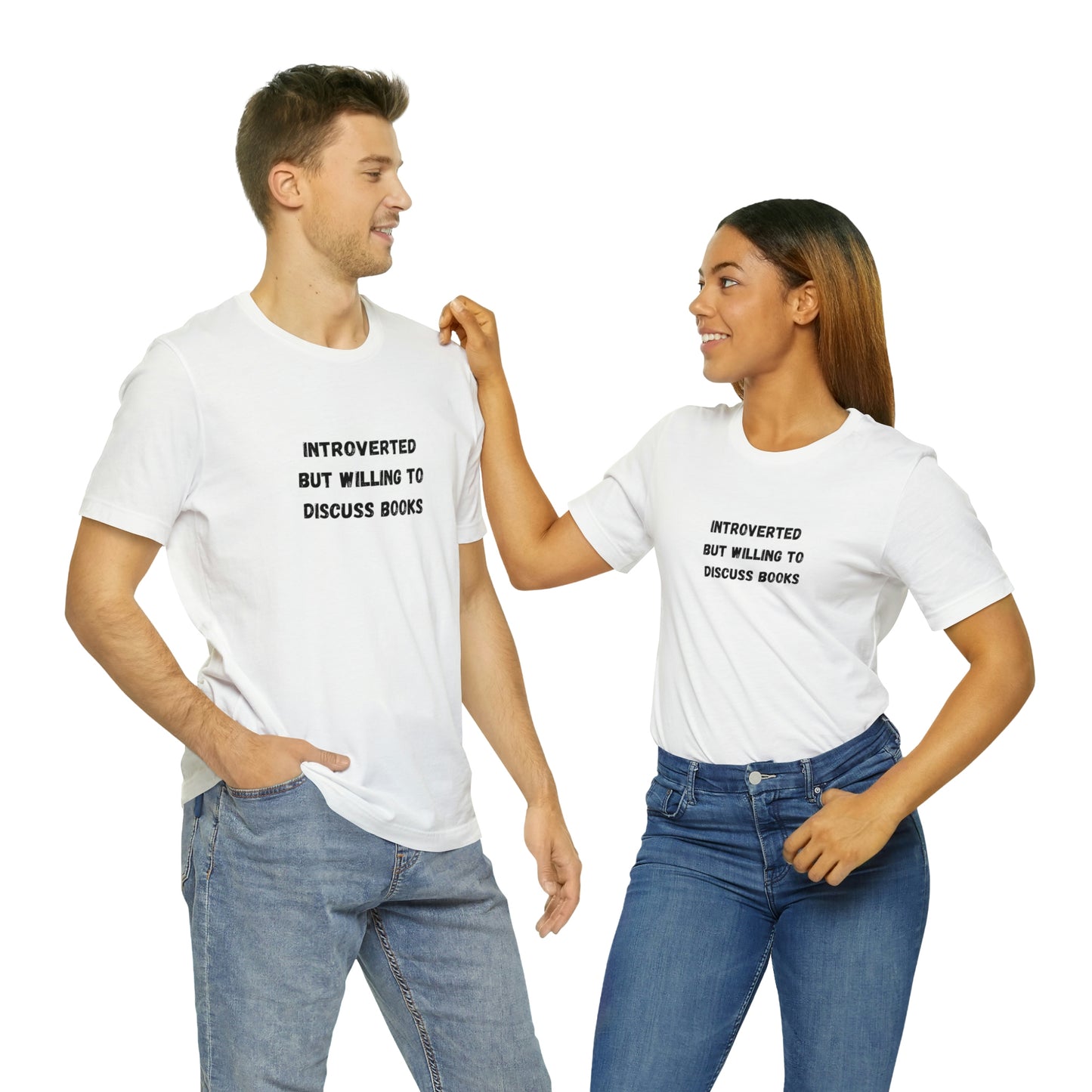 Introverted But Willing To Discuss Books T-Shirt