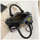 Cross Body Patchwork Embroidered Tablet-Friendly Boston Bag
