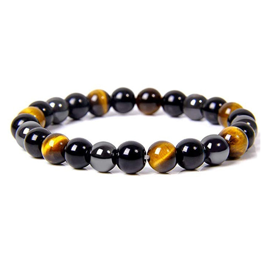 Triple Protection Natural Crystal Bracelet