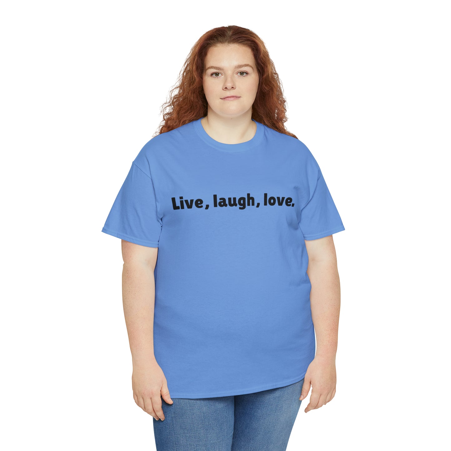 Live, Laugh, Love Cotton T-Shirt