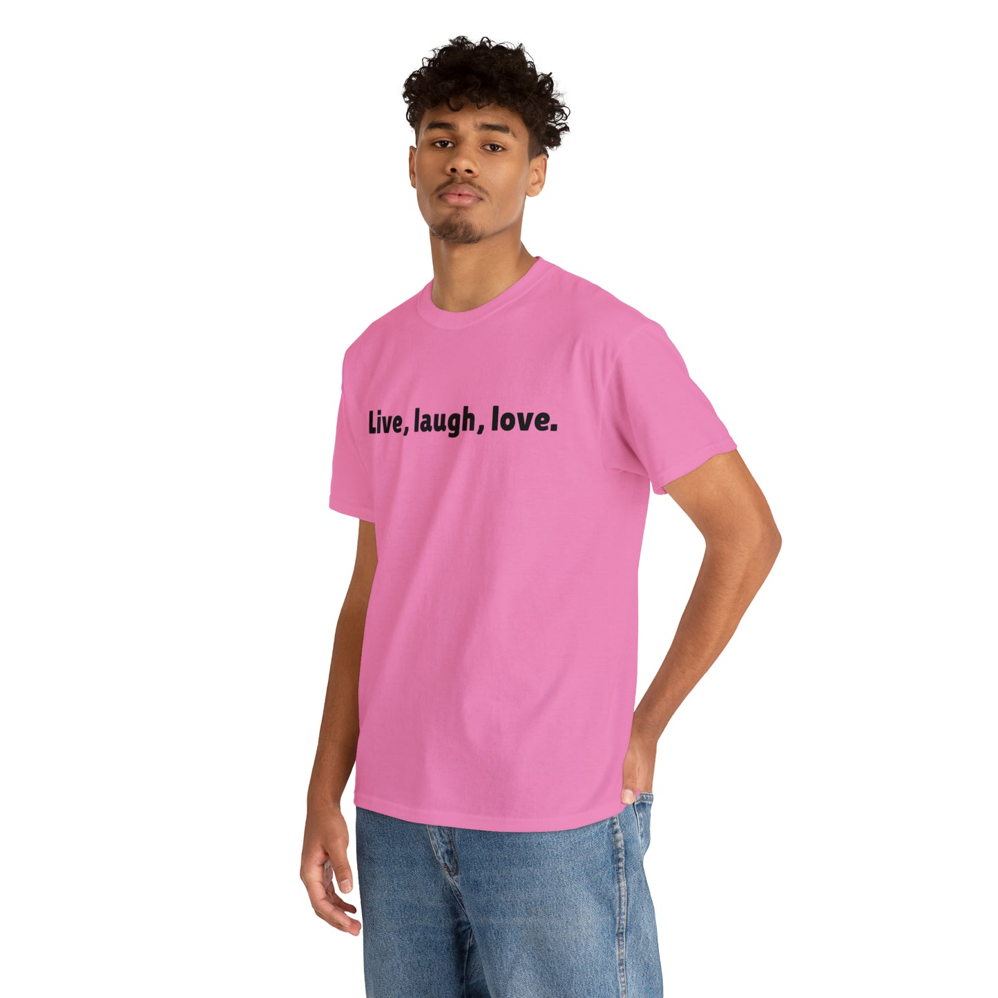 Live, Laugh, Love Cotton T-Shirt