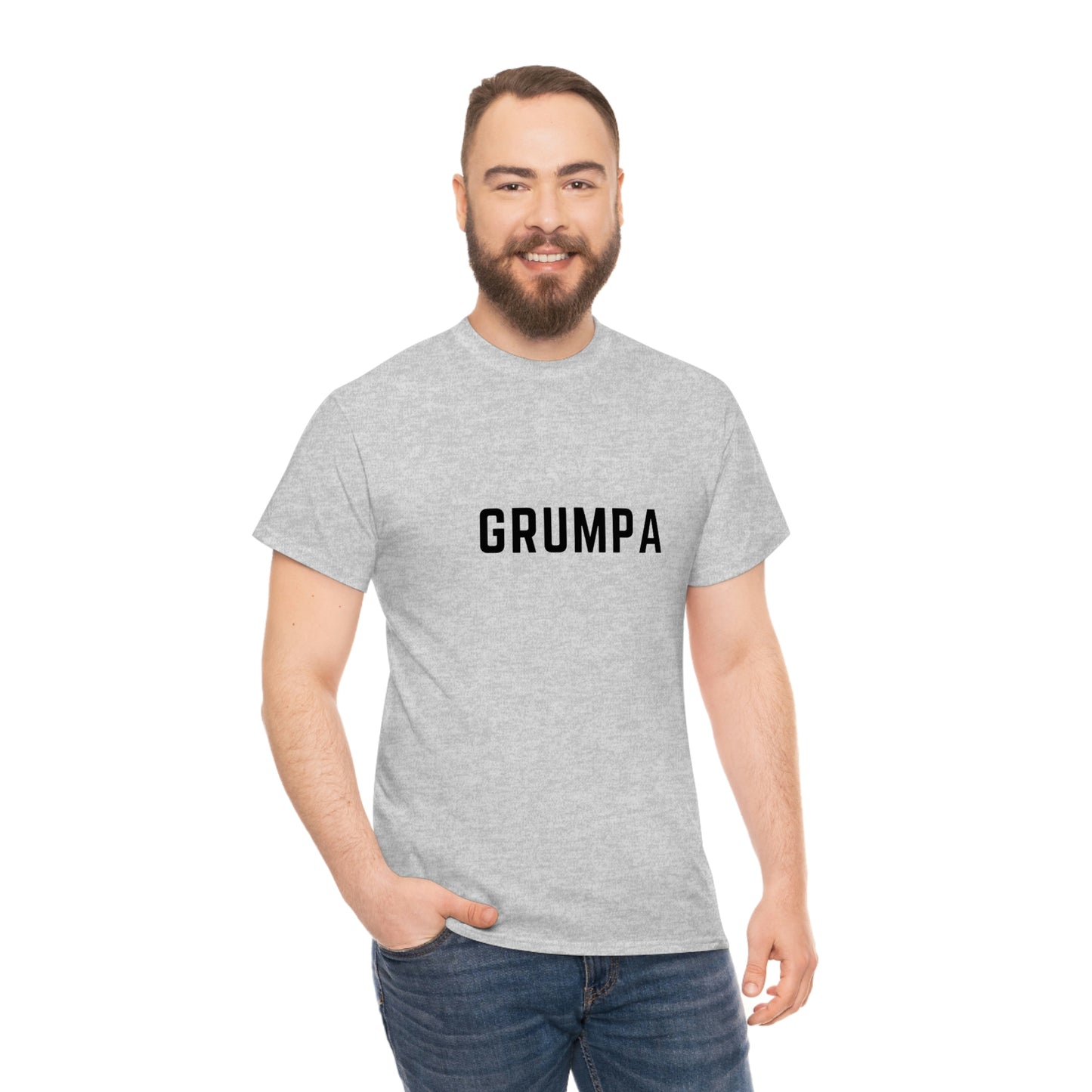 GRUMPA Heavy Cotton T-Shirt Grandfather Gift