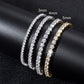 Tennis Chain Women's Bracelet, Multicolour Zirconia Inlaid