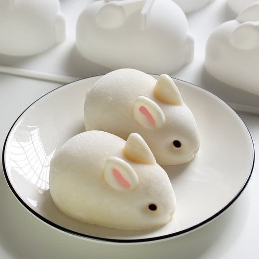 Rabbit-Shaped Cake and Dessert Mould Set Easter Gift