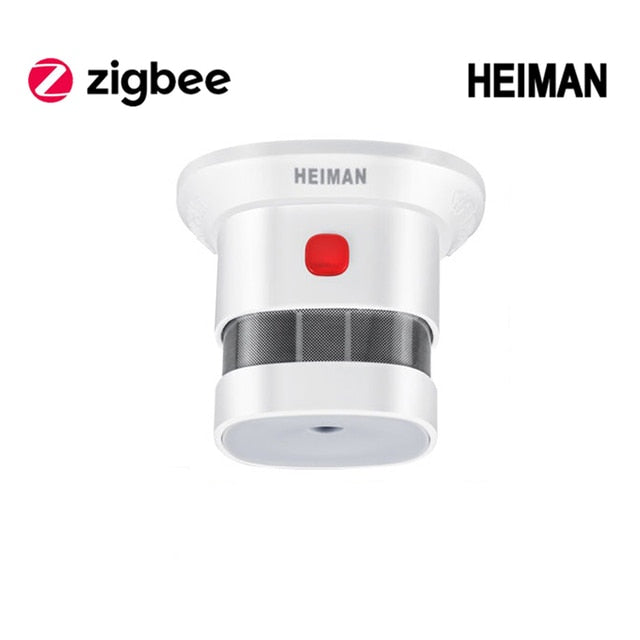 Heiman Zigbee Smoke Detector Smart Home System 2.4GHz High Sensitivity Safety Fire Prevention Smoke Sensor