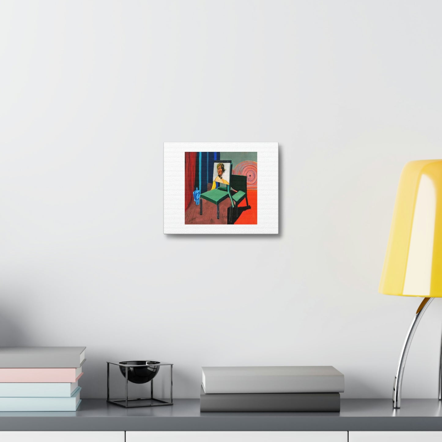 The Style Of David Hockney and Francis Bacon Digital Art Canvas 'Designed by AI'