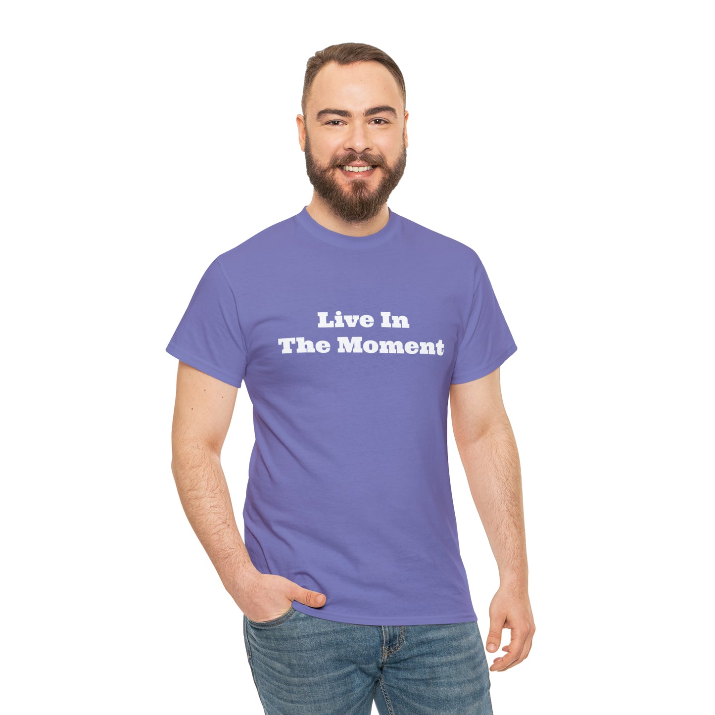 Live In The Moment Cotton T-Shirt