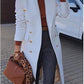 Double Breasted Women's Long Blazer