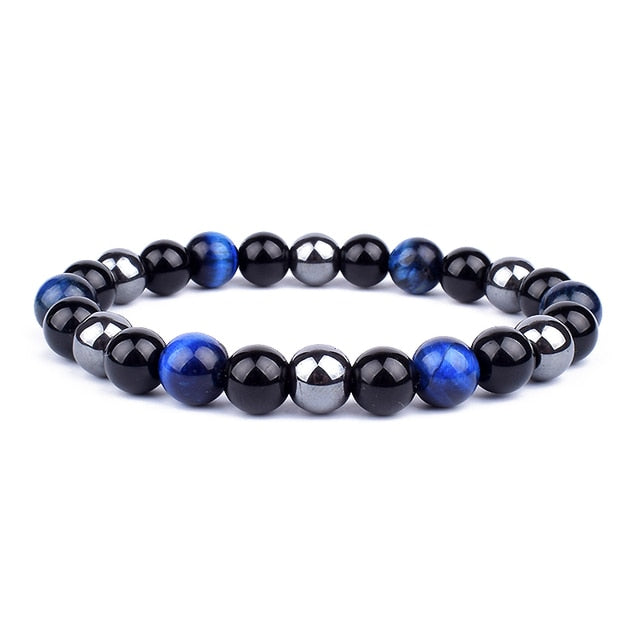 Triple Protection Natural Crystal Bracelet