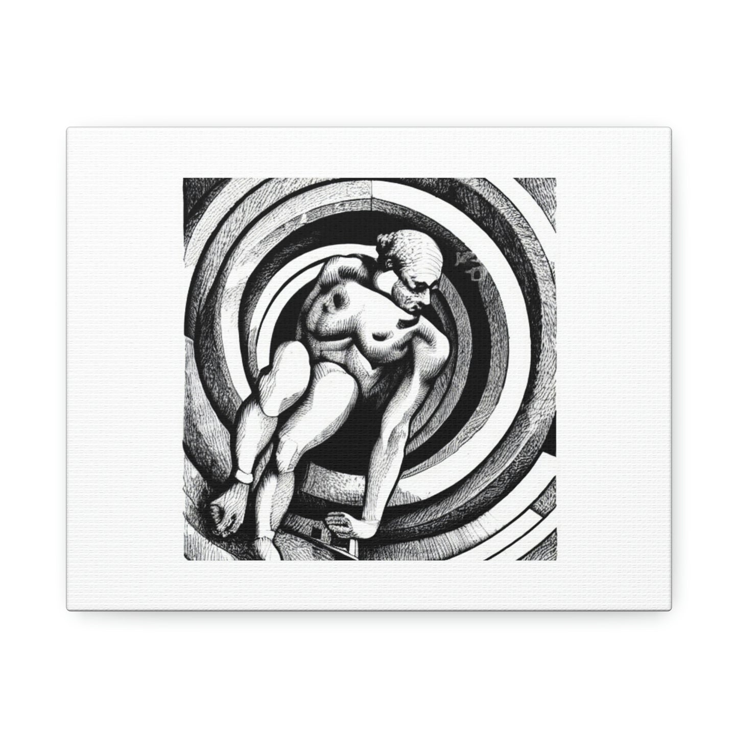 Sisyphus Founder And King Of Ephyra Digital Art 'Designed by AI' on Canvas