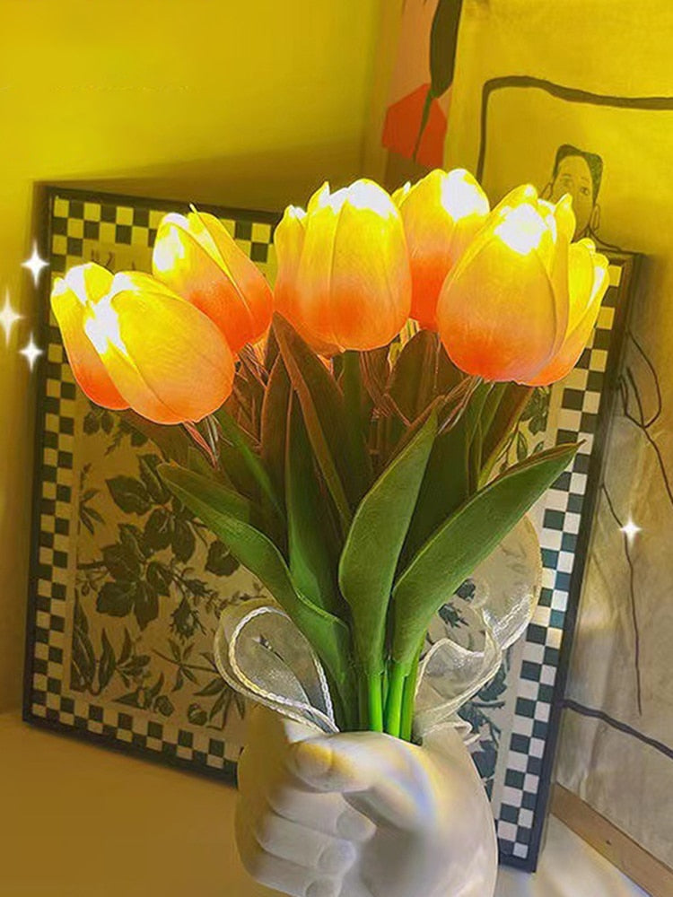 LED Bunch of Tulips Table Lamp