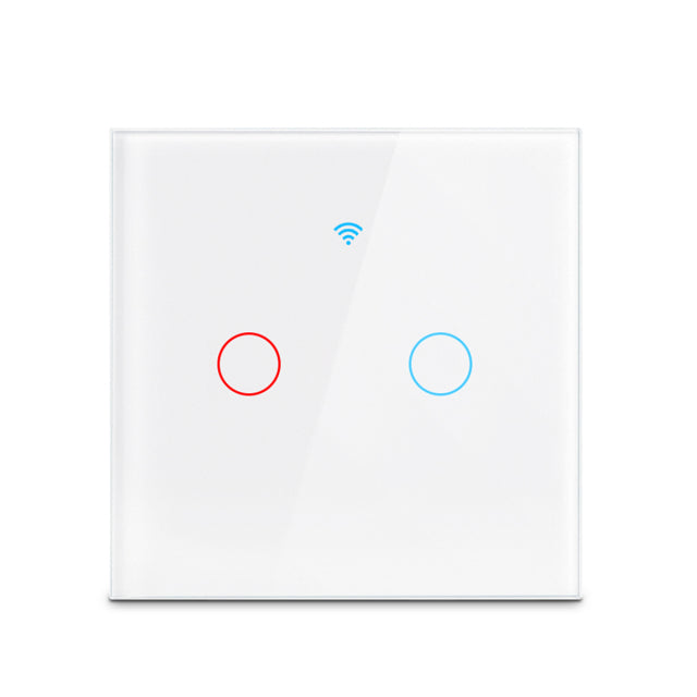 Tuya Smart Life Home House Virtual Assistant Wi-Fi Wireless Remote Wall Switch Voice Control Touch Sensor LED Light Switches Alexa Google Home 220V