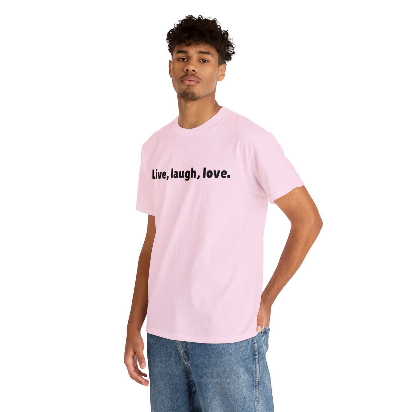 Live, Laugh, Love Cotton T-Shirt