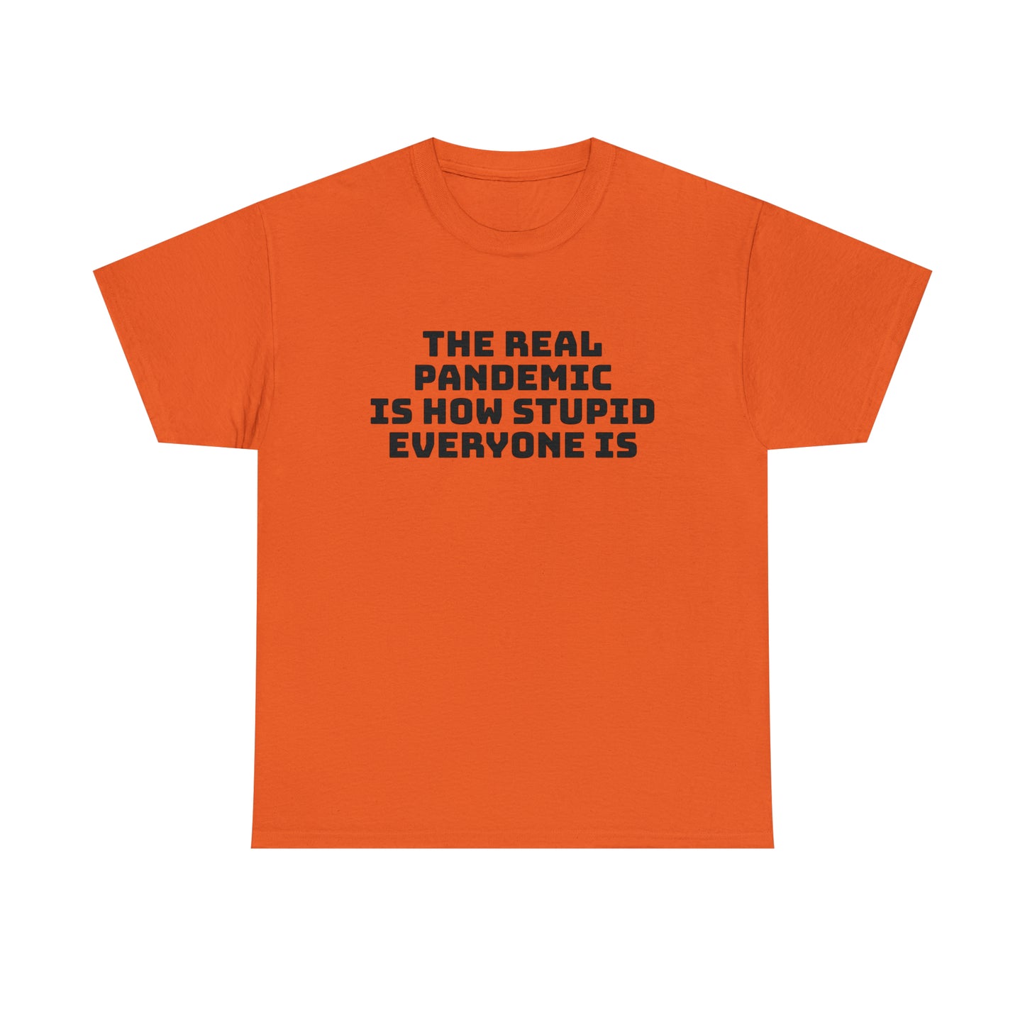 'The Real Pandemic is How Stupid Everyone Is' T-Shirt