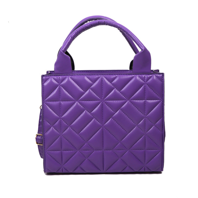 Vireous Diamond Lattice Shoulder Bag