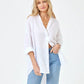 Vireous Loose-Fitting Women's Cotton Summer Shirt