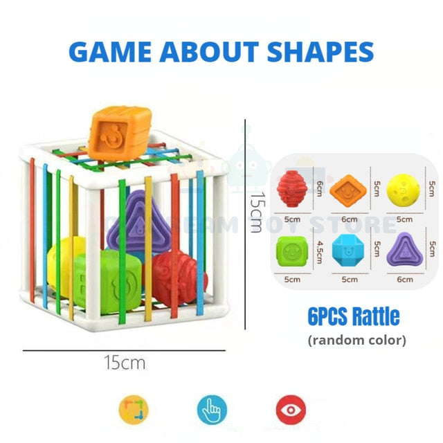 Colourful Shape Blocks Sorting Game