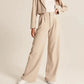 Women's Light Wide-Leg Tailored Pants