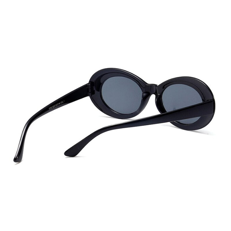 Kurt Cobain Retro Oval Festival Sunglasses