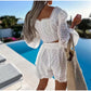 Vireous Women's Lace Summer Beach Set