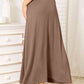 Vireous Full Size Soft Rayon Drawstring Waist Maxi Skirt
