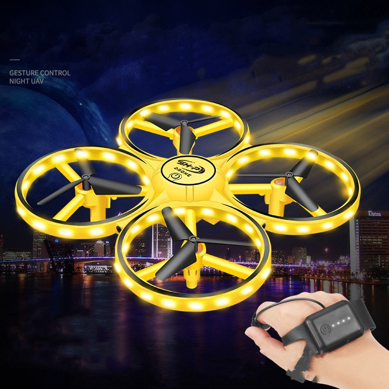 Gesture Sensing Quadcoper Drone